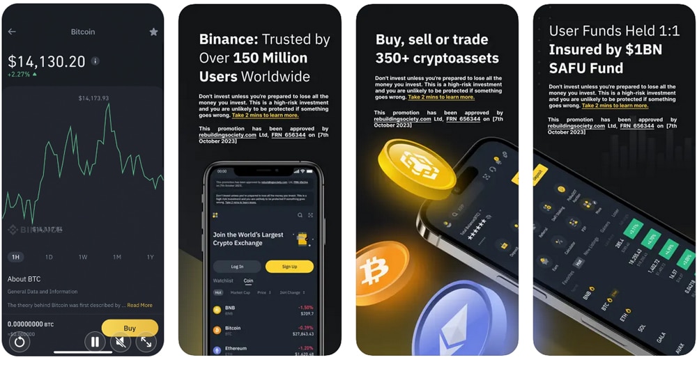 App iOS Binance