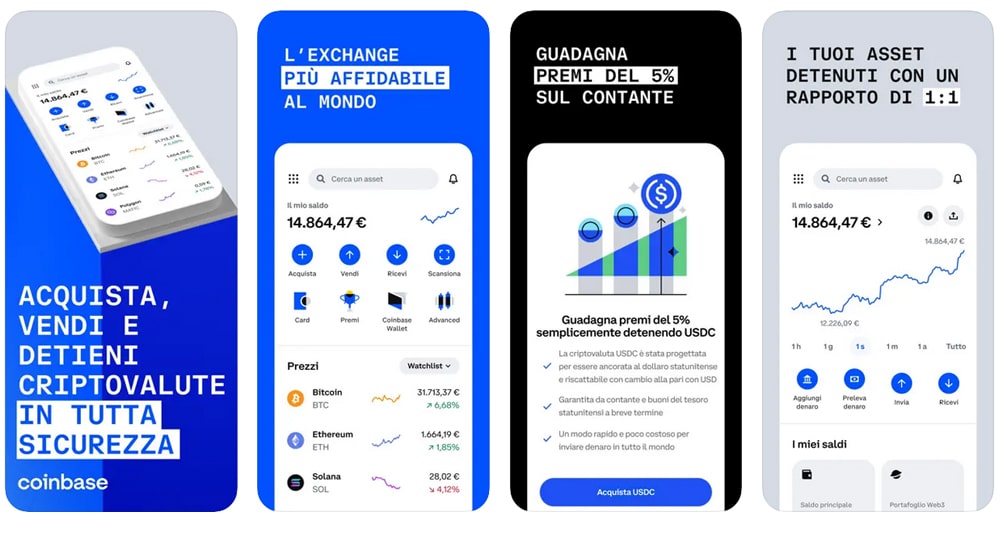 App iOS Coinbase