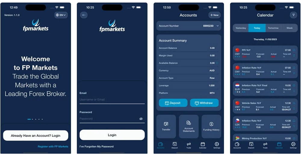 App iOS FP Markets