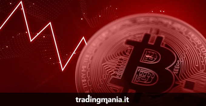Bitcoin scende sotto i 94.500$
