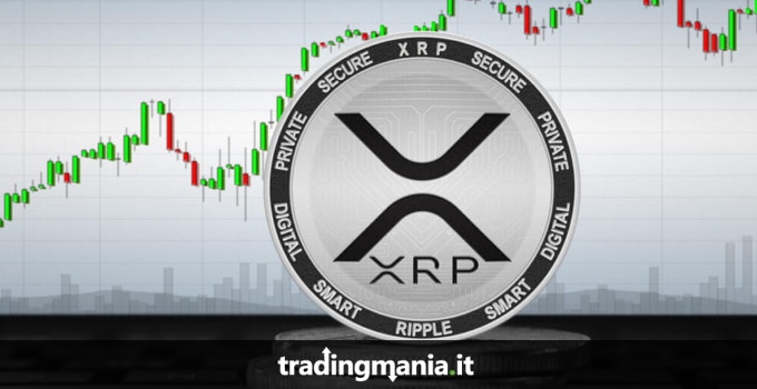 XRP in negativo dopo un calo del 4%