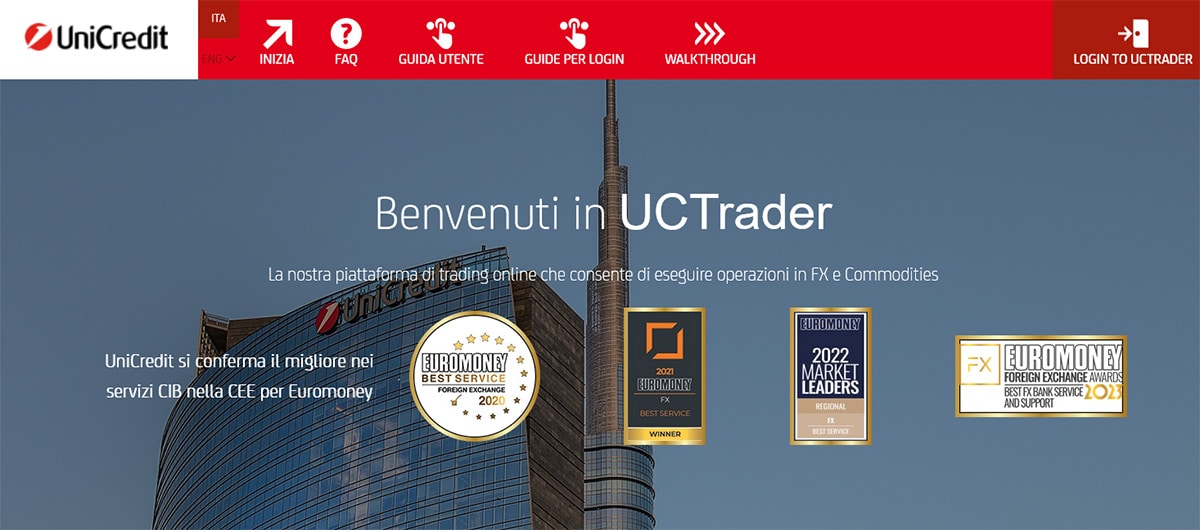 Unicredit: Piattaforma UCTrader
